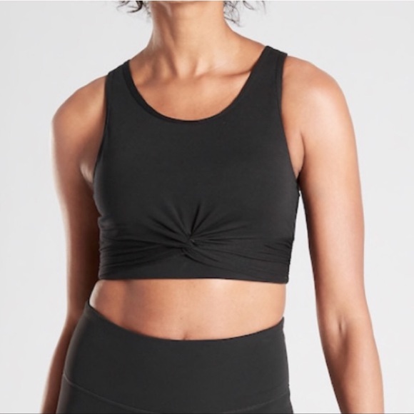 Athleta Tops - New! Athleta twist crop too size medium